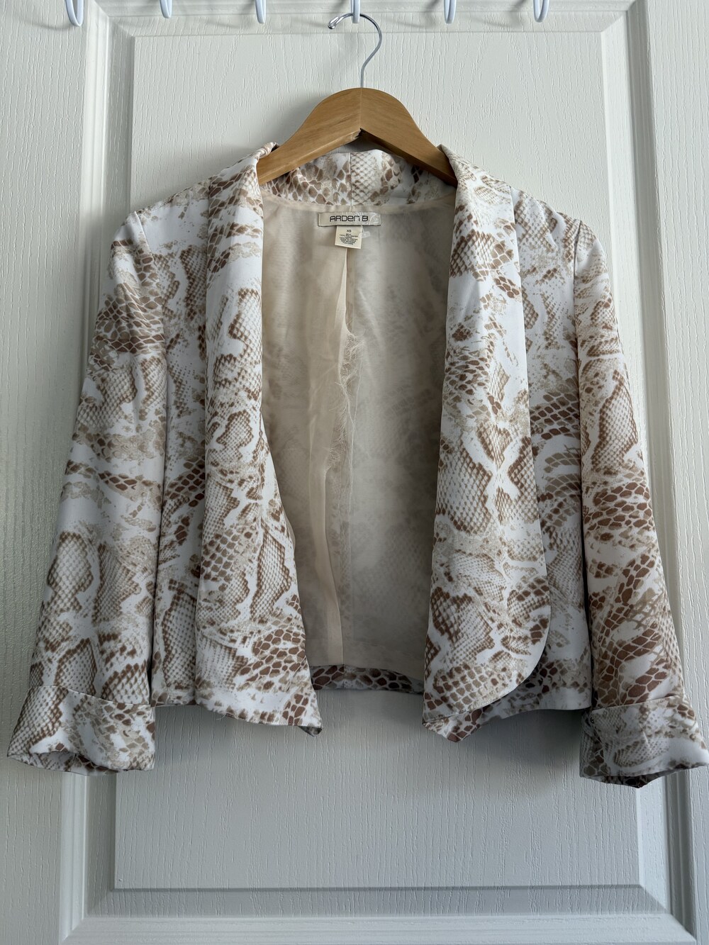 Arden B Snake print blazer